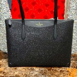 Shimmery Black Kate Spade Tote